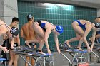 Swim vs Bentley  Wheaton College Swimming & Diving vs Bentley University. - Photo by Keith Nordstrom : Wheaton, Swimming & Diving